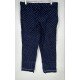 York & Co Womens Blue Cotton Polka Dot Sleepwear Pajama Pants Size Medium