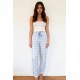 Pantalón a cuadros suaves, salón, pantalones de Pajamas. Talla UK 14.* *