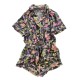 Modal Top Short Pajama Set 2 Piece Sleep Set Floral Size Small