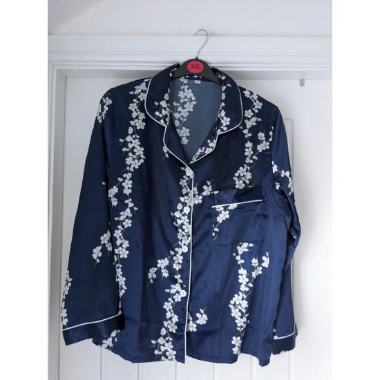 Conjunto de Pajamas de Women Satin Feel, talla XL, Pajamas de verano, vacaciones ni