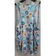 Sleepwear Pajama Top Floral Blue Women's Medium 8-10 Tank