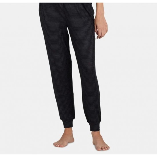 Pajamas Women Negro Lavado Tiras Pantalones, Talla M (8-10)
