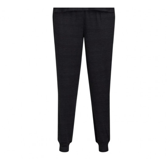 Pajamas Women Negro Lavado Tiras Pantalones, Talla M (8-10)