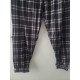 Women's Black Mix Pyjama Bottoms Elastic Waist Size XL